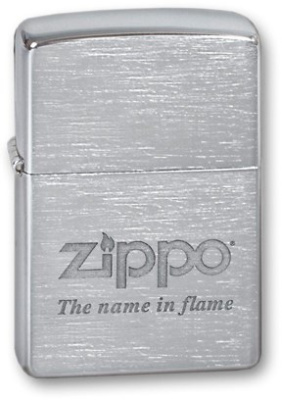 Зажигалка ZIPPO Name In Flame, с покрытием Brushed Chrome, латунь/сталь, серебристая, 38x13x57 мм Зажигалка ZIPPO Name In Flame, с покрытием Brushed Chrome, латунь/сталь, серебристая, 38x13x57 мм