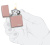 Зажигалка ZIPPO Classic с покрытием High Polish Rose Gold, латунь/сталь, розовое золото, 38x13x57 мм