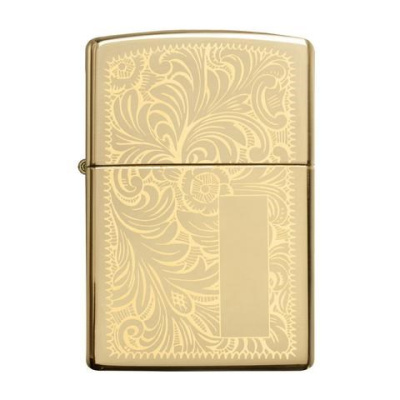 Зажигалка ZIPPO Venetian® с покрытием High Polish Brass, латунь/сталь, золотистая, 38x13x57 мм Зажигалка ZIPPO Venetian® с покрытием High Polish Brass, латунь/сталь, золотистая, 38x13x57 мм