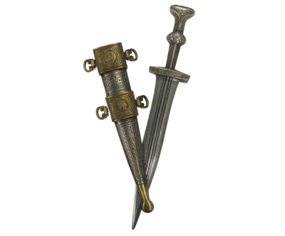 Макет. Римский кинжал (пугио) (Римская империя, I век до н.э.) с ножнами