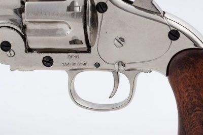 Макет. Револьвер Smith & Wesson Schofield  ("Смит и Вессон Скофилд") CAL.45 (США, 1869 г.), никель