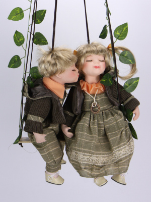 Куклы фарфоровые Вилли и Полли