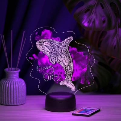 3D ночник Косатка