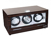 Шкатулка для подзавода 3х часов Luxewood LW503-5