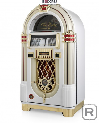 Музыкальный центр Ricatech Elvis Presley Limited Edition Jukebox, Bluetooth, белый