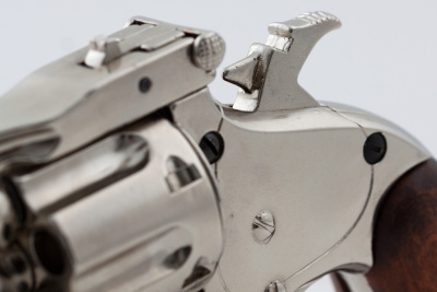 Макет. Револьвер Smith & Wesson Schofield  ("Смит и Вессон Скофилд") CAL.45 (США, 1869 г.), никель