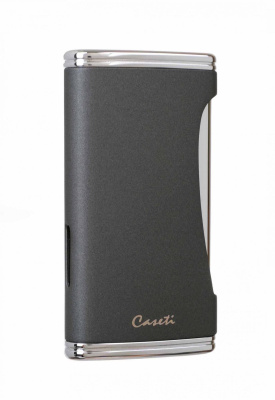 Зажигалка Caseti сигарная турбо, серая, CA567-4