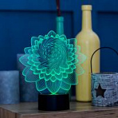 3D ночник Цветик семицветик