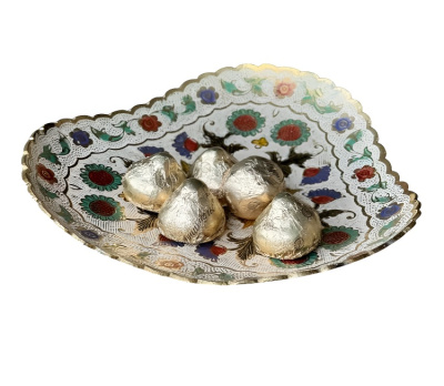 Конфетница цветная темная эмаль Конфетница цветная темная эмаль