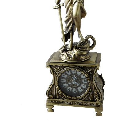 Каминные часы с канделябрами "Фемида", антик