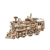 Механический деревянный конструктор Robotime - Локомотив (Locomotive)