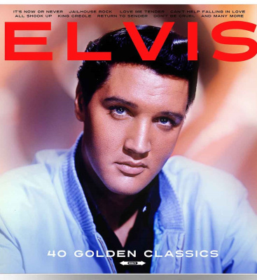 Виниловая пластинка Elvis, Элвис Пресли; 40 Golden Classics (2 пластинки), новая