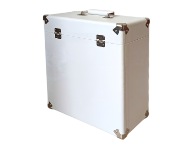 Кейс для виниловых пластинок BOX, белый, BOX-Wt