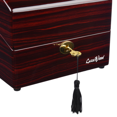 Шкатулка LuxeWood для подзавода 2-х и хранения 3-х часов арт.LW024-51-6, венге