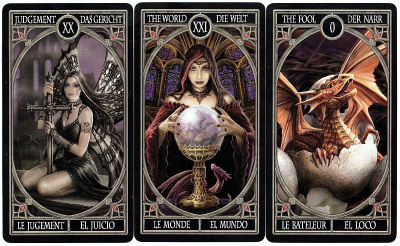 Карты Таро: "Fournier Anne Stokes Gothic Tarot"