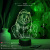3D ночник Бурый медведь