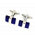 Запонки Cufflinks Inc. Синий кошачий глаз CF56