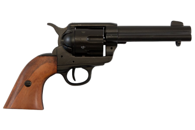 Макет. Револьвер Кольт CAL.45 PEACEMAKER 4,75" ("Миротворец") (США, 1873 г.), черный