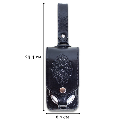 Набор дорожный «Мини-3» в чехле из натуральной кожи (2 персоны)