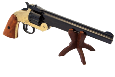 Макет. Револьвер Smith & Wesson Schofield  ("Смит и Вессон Скофилд") CAL.45 (США, 1869 г.), латунь