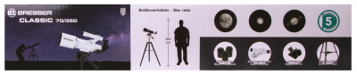 Телескоп Bresser Classic 70/350 AZ Телескоп Bresser Classic 70/350 AZ