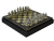 Шахматный набор "Рококо" (45х45 см), доска коричневая