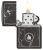Зажигалка ZIPPO Marble Flame с покрытием High Polish Black, латунь/сталь, черная, глянцевая, 38x13x57 мм (без бензина)
