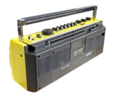 Ретро-магнитофон  EL-149BT "Ghettoblaster", желтый