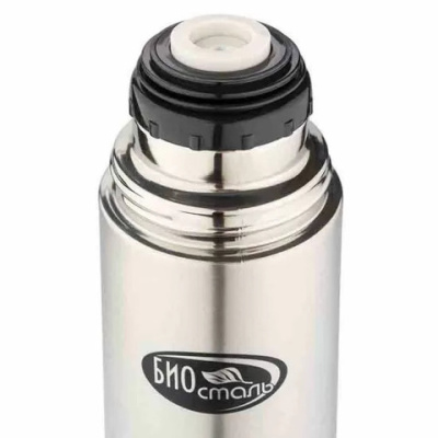 Термос Biostal (0,5 литра), 2 пробки, стальной Термос Biostal (0,5 литра), 2 пробки, стальной