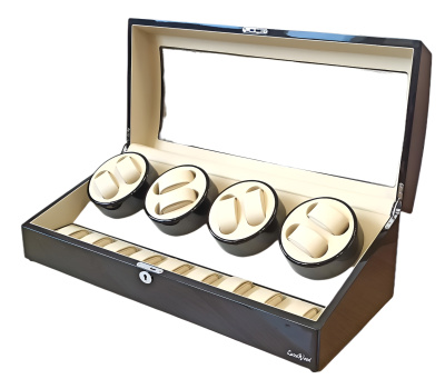 Шкатулка LuxeWood для 8 часов с автоподзаводом (хранение и подзавод) арт.LW023-1W-9SW Шкатулка LuxeWood для 8 часов с автоподзаводом (хранение и подзавод) арт.LW023-1W-9SW