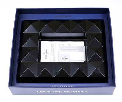 Пепельница Colibri Quasar на 8 сигар, Черный лак, AT100T1