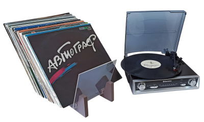 Держатель для 50-ти виниловых пластинок, RB-50M, мокко Держатель для 50-ти виниловых пластинок, RB-50M, мокко