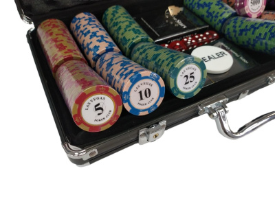Набор для покера "Las Vegas" на 300 фишек (арт. lv300)