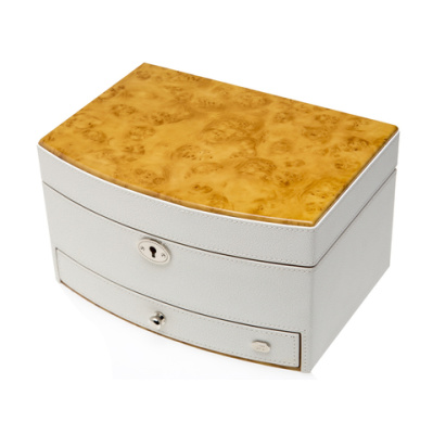 Шкатулка для украшений Jardin D'Ete, цвет бело-бежевый, 22,5х16х13 см