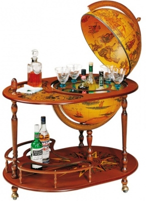 Глобус-бар со столиком Zoffoli, арт.61, d50см