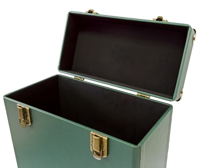 Кейс для виниловых пластинок BOX, зеленый, BOX-Gr