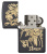 Зажигалка ZIPPO Skull Design 29632_DBL4904 с покрытием Black Matte, латунь/сталь, черная, 38x13x57 мм