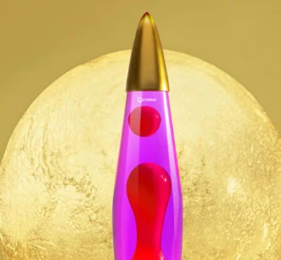 Лава-лампа Mathmos Telstar Красная/Фиолетовая Gold