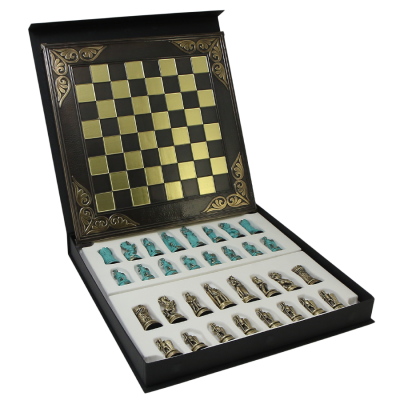 Шахматный набор "Мария Стюарт" (45х45 см), доска коричневая