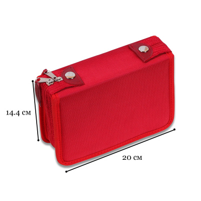 Набор дорожный "Попутчица" в сумке из ткани (2 персоны), арт.211ТТ2-КР