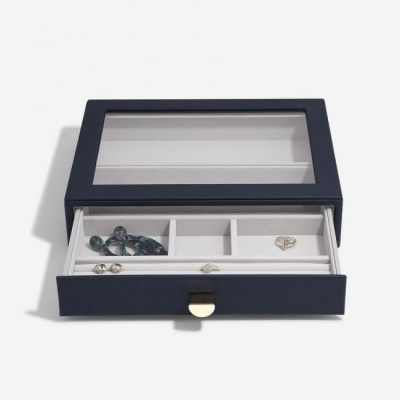 Шкатулка сет LC Designs для хранения украшений арт.75896, темно-синияя