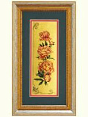 Картина на сусальном золоте «Пионы» Картина на сусальном золоте «Пионы»