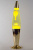 Лава-лампа 41см Хром Жёлтая/Прозрачная (Воск)