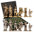 Шахматный набор "Греко-Романский Период" (28х28 см), доска зеленая