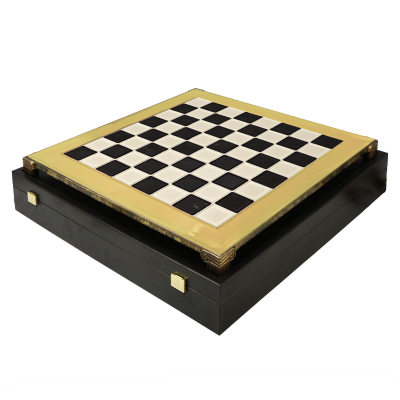 Шахматный набор "Стаунтон, турнирные" (36х36 см), доска черно-белая