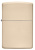 Зажигалка ZIPPO Classic 49453 с покрытием Flat Sand, латунь/сталь, бежевая, глянцевая, 38x13x57 мм