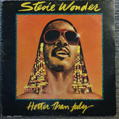 Виниловая пластинка Стиви Уандер, Stevie Wonder, Hotter than july, бу