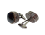 Запонки Cufflinks Inc. Круглые шайба с агатом, черный металлик, CF65