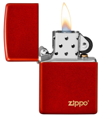 Зажигалка ZIPPO Classic с покрытием Metallic Red, латунь/сталь, красная, матовая, 38x13x57 мм Зажигалка ZIPPO Classic с покрытием Metallic Red, латунь/сталь, красная, матовая, 38x13x57 мм