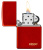 Зажигалка ZIPPO Classic с покрытием Metallic Red, латунь/сталь, красная, матовая, 38x13x57 мм Зажигалка ZIPPO Classic с покрытием Metallic Red, латунь/сталь, красная, матовая, 38x13x57 мм